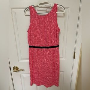 Loft ladies small sleeveless dress. Salmon in color.